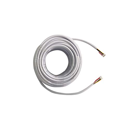 Immagine di TMEZON Cavo per videocitofono color 4-Core Wire 15M, 4miltri 15, Cavo prolunga Cavi prolunga Colore AWG24 / 0.3mm² per citofono/videocitofono Porta del sistema, Monitor e campanello, videocitofono