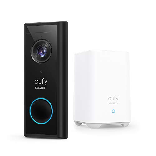 Immagine di eufy Security, videocitofono wireless (a batteria) con 2K HD, nessun costo mensile, tecnologia AI integrata nel dispositivo per il rilevamento persone, audio a 2 vie, auto-installazione semplice